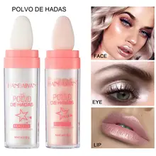 POLVO DE HADAS Fairy Powder Highlighter Powder Shimmer Contour Blush Powder hree-Dimensional Repairing Blush for Girl Face Body