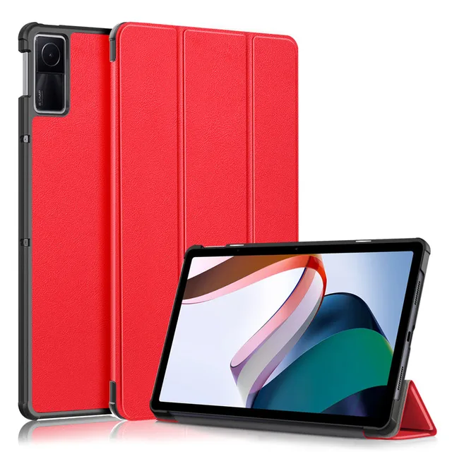 Couverture de boîtier de tablette Coque compatible avec Xiaomi Redmi Pad  10,61 pouces sorti en 2022, étui for tablette intelligente à trois volets