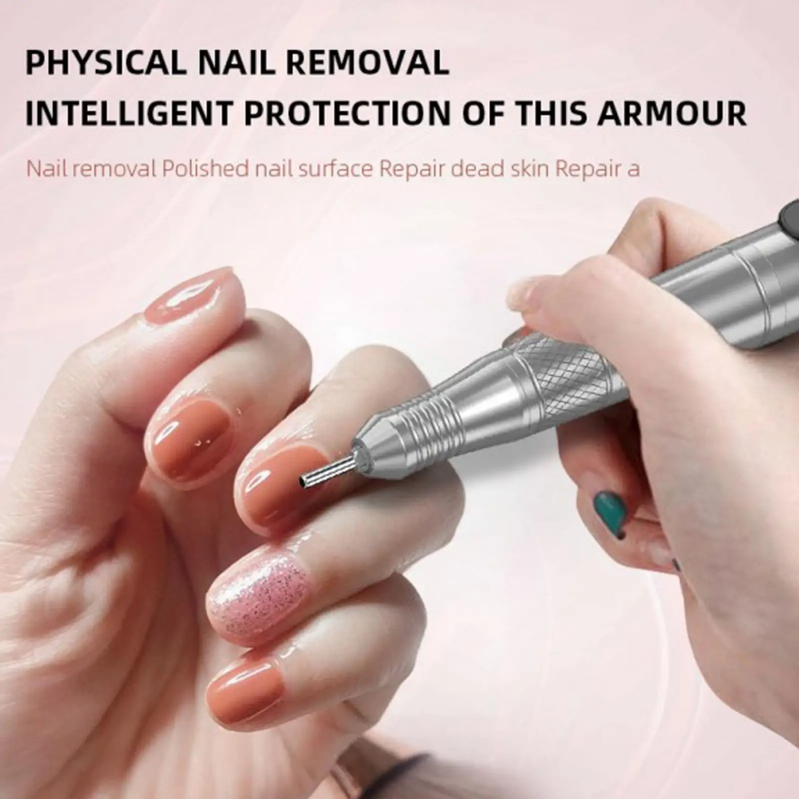 Electric Nail Drills Machine Electric Nail File Kits Compact Grinding 35000RPM Polishing Rechargeable Efiles Nail Drills