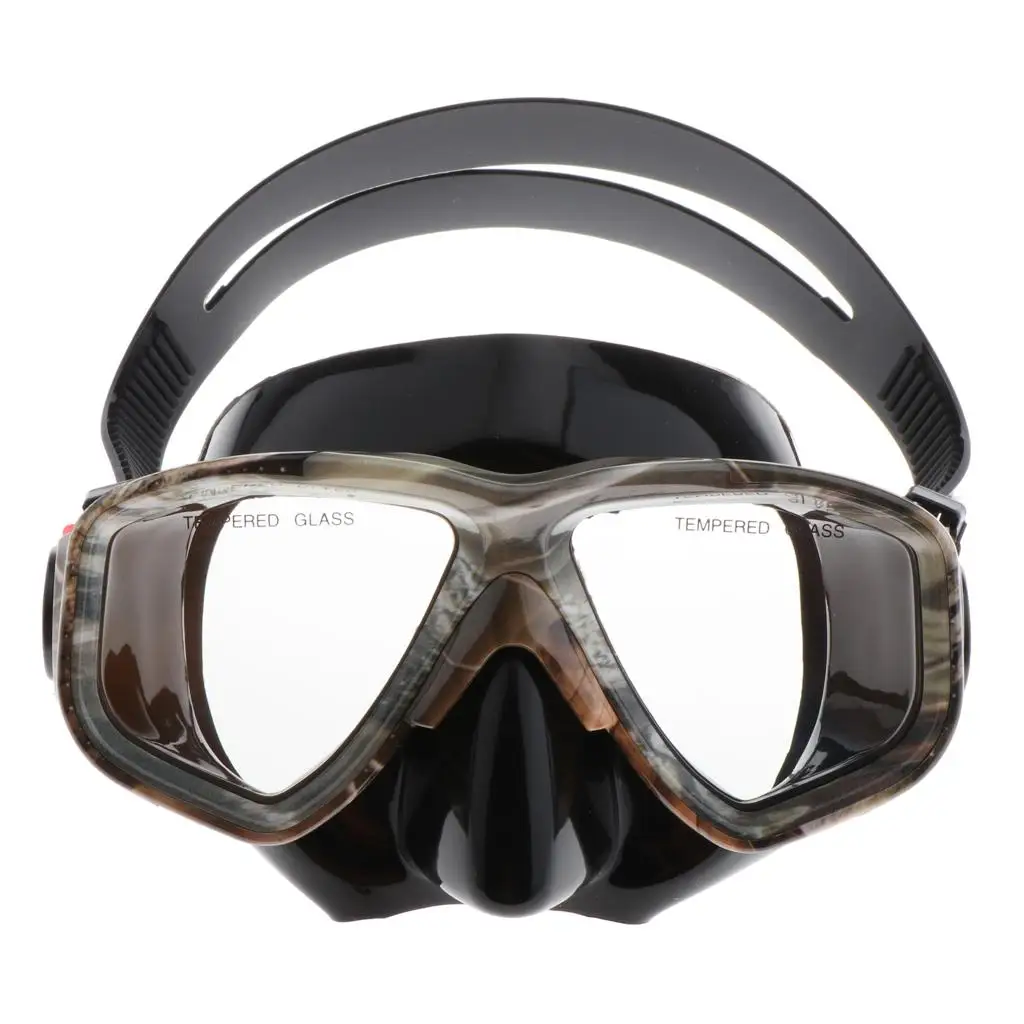 Adult Scuba Diving Mask Anti Fog Hardened Goggles Snorkel Goggles With Case