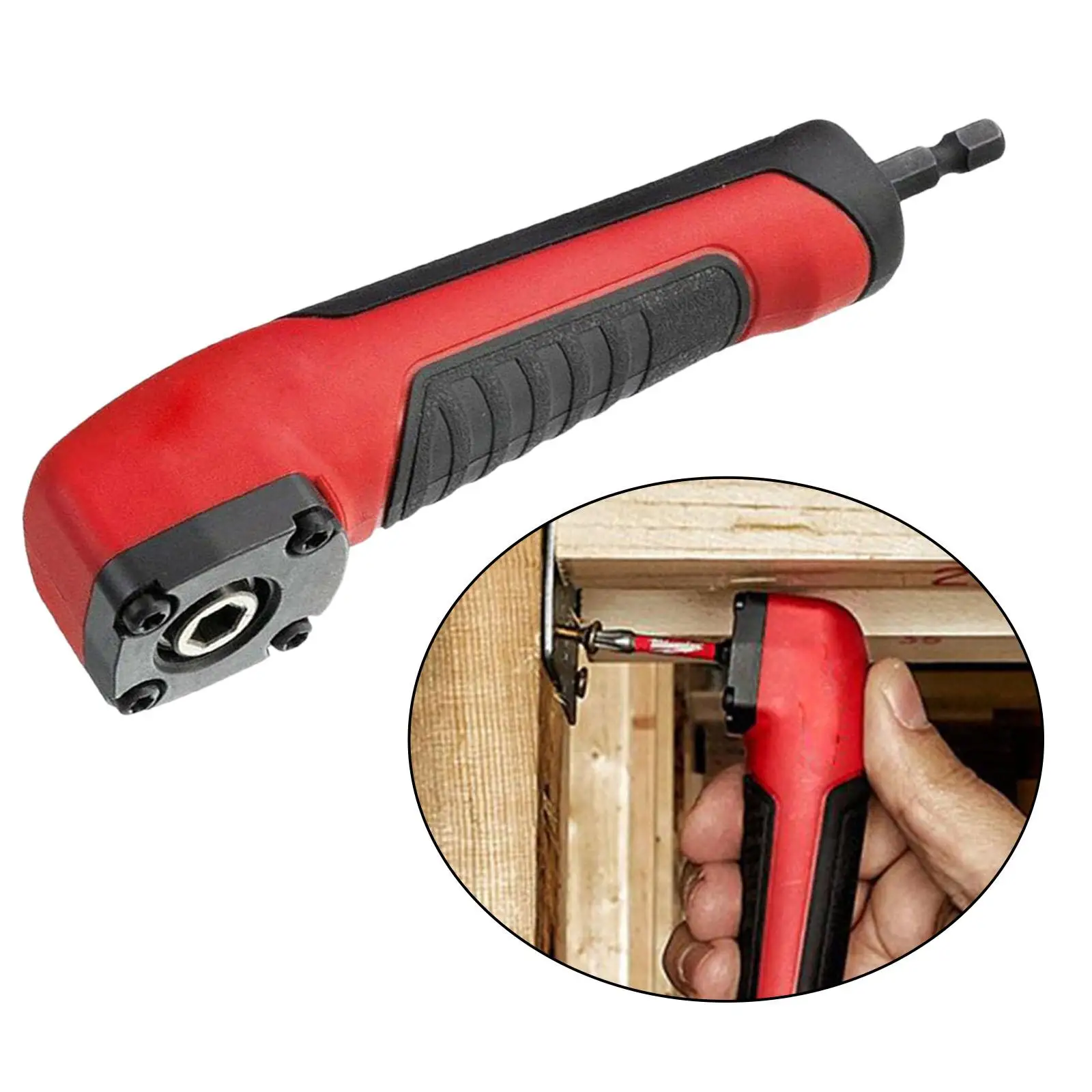 Manual Right Angle Drill Attachment for Electrical Cabinets, Furniture