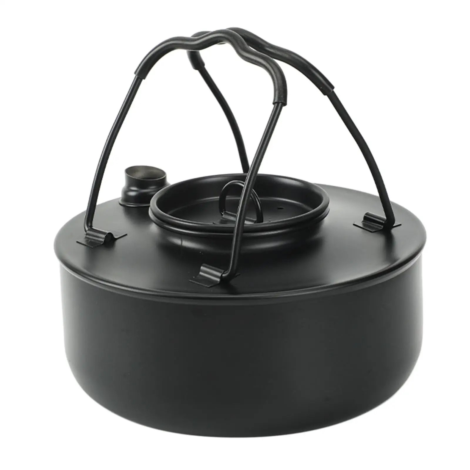 Outdoor Stove Pot Teapot Anti Scald Handle Camp Camping Kettle for Open Fire