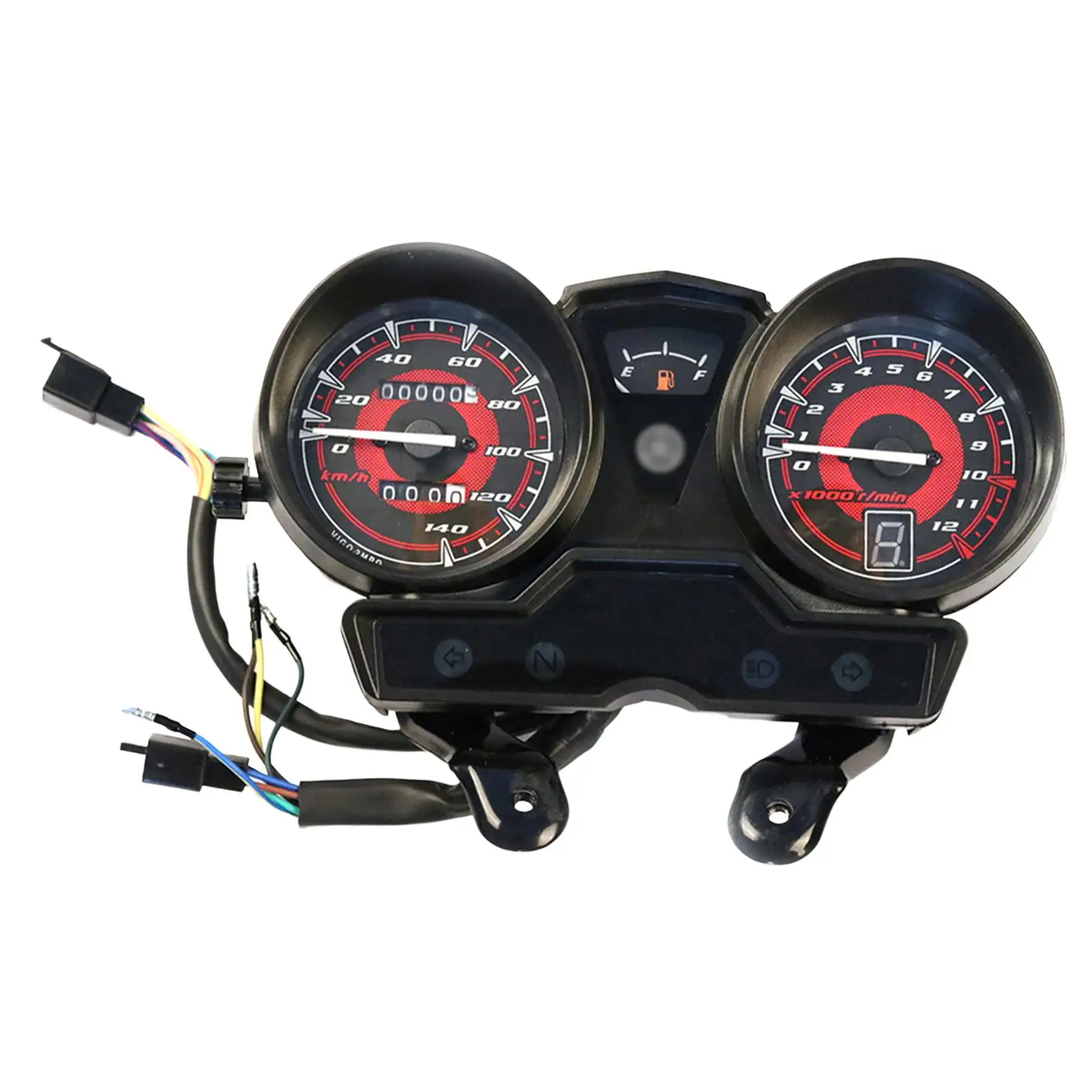 LED Digital Speedometer Tachometer Odometer Modification for Yamaha Ybr125 Jym125
