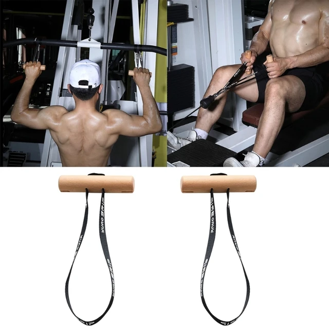 Fitness Home Gym Multifunction Metal Hook Handles Pulley Cable Machine  Attachments Pull Down Grip Resistance Band Workout Bar - Accessories -  AliExpress