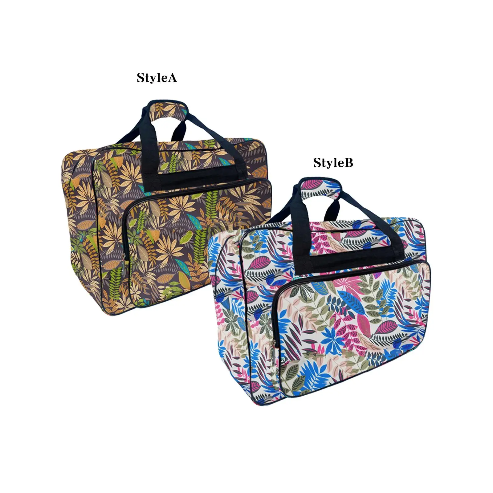 Universal Sewing Machine bag Pockets with Pockets with Padding Pad Handbag Tote Carrier for Standard Sewer