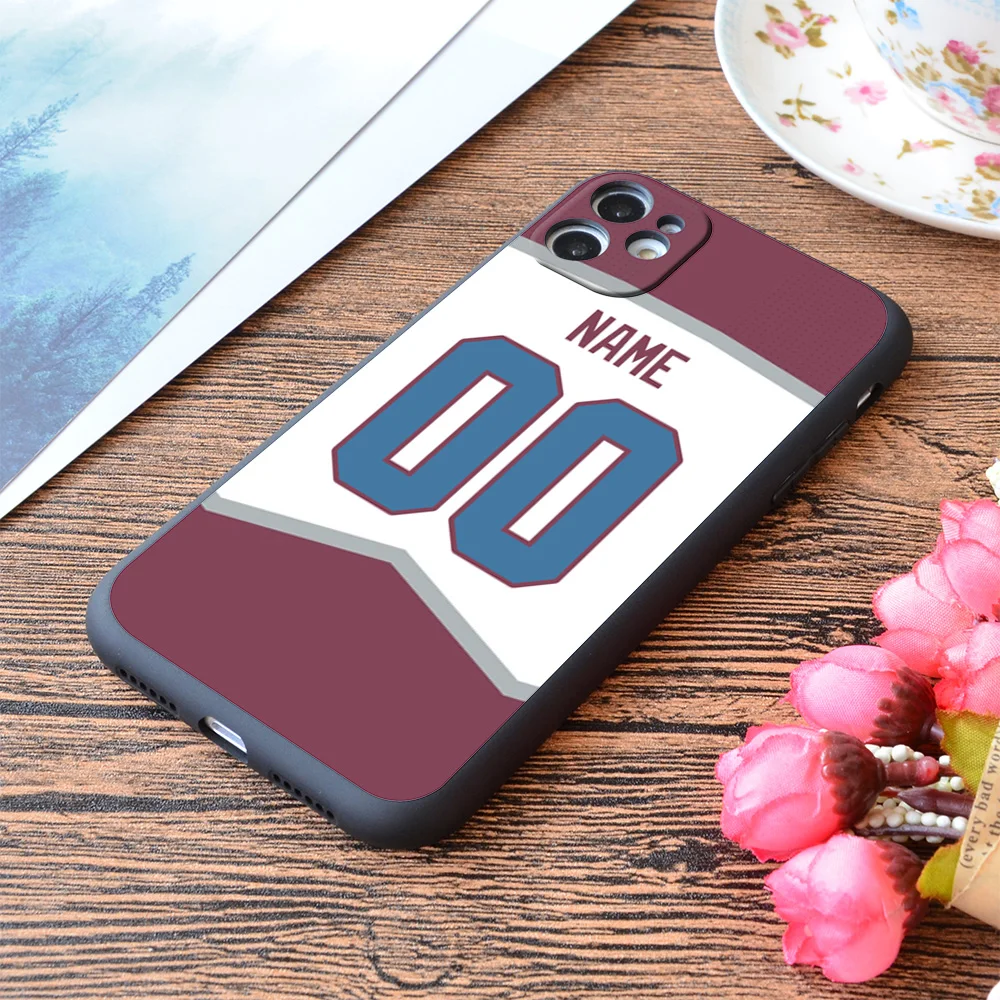 Custom Hockey Player Silicone Phone Case For iPhone 13 12 11 Pro Max Mini XS X XR SE 7 8 6 6S Plus Soft Cover Montreal Edmonton iphone 13 mini silicone case