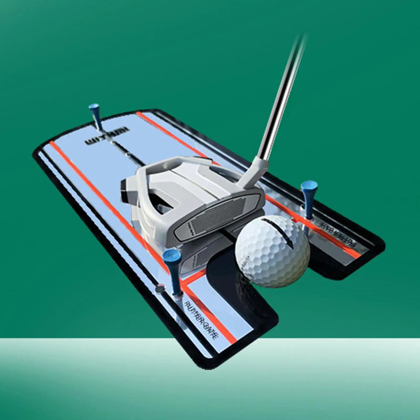 Golf Putting Mirror Swing Trainer Premium Exercise Portable Swing for Indoor