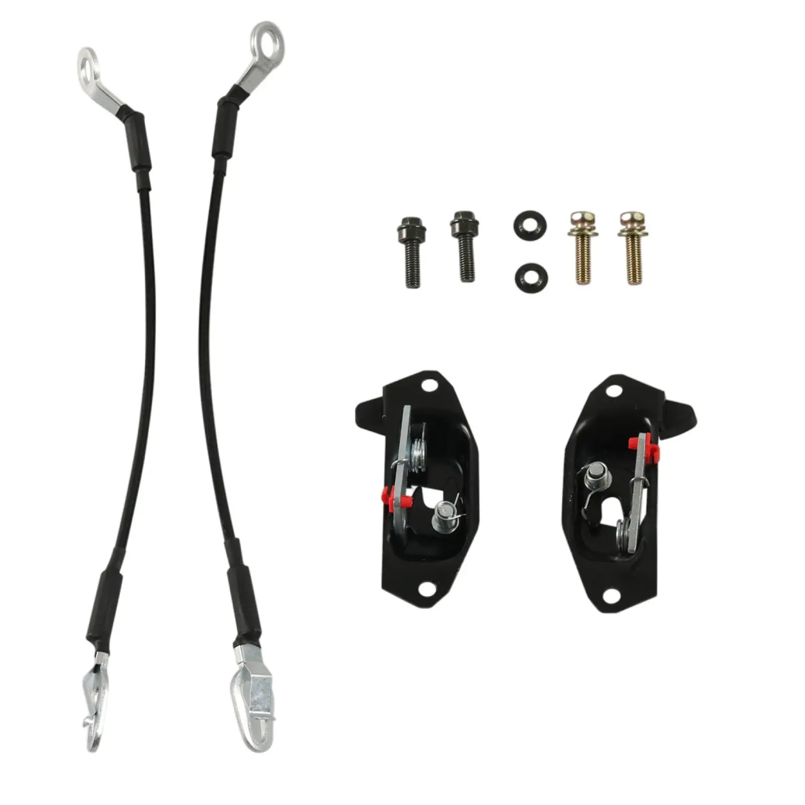  Tailgate  Locks Set, Repair Kit Pair Tailgate Pull Cords,  for  Pickup Truck 19992007