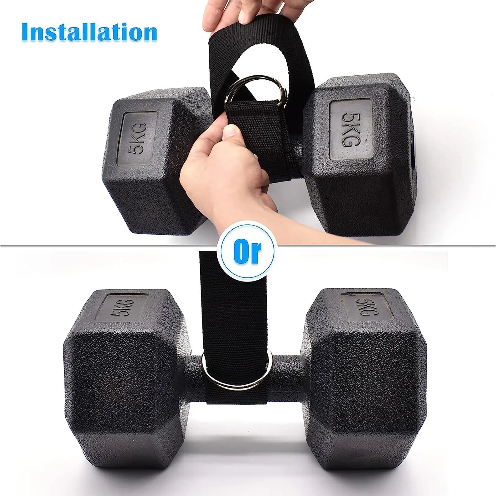Fitness Rope Weightlifting Strength Training Dip Belt Dumbbell Loading Strap
