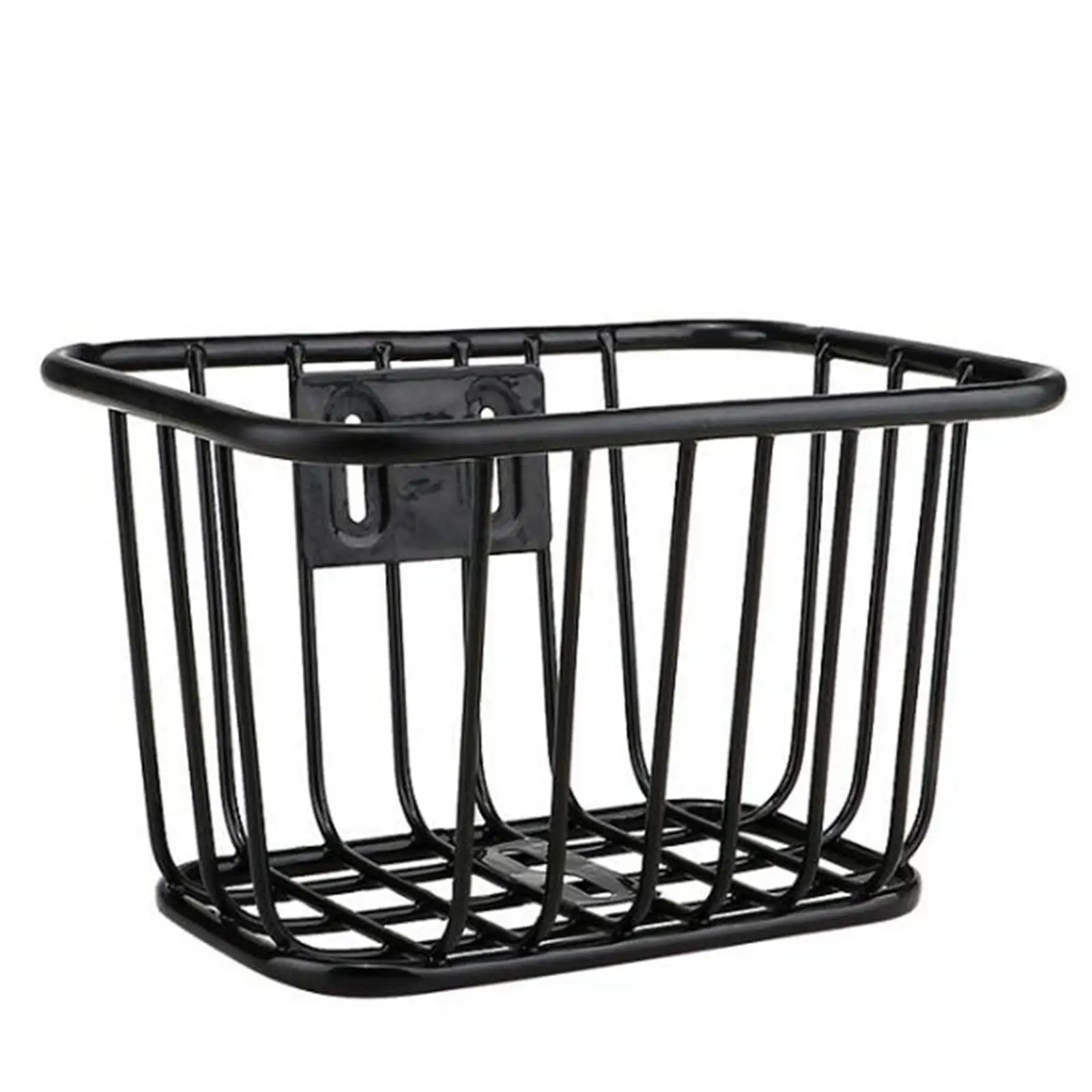 Kids Bike Basket Front Iron Durable Easy to Install Removable Waterproof Bicycle Basket for Kids and Adults Bike Accessory