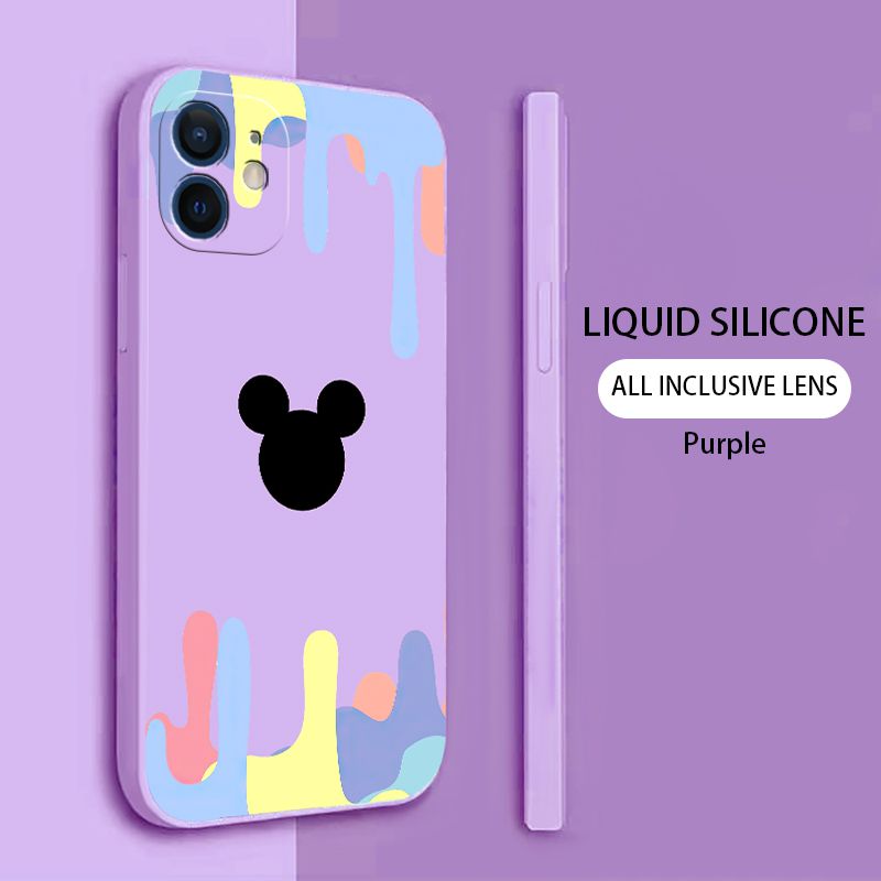 Cute Anime Mickey Phone Case For iPhone 11 SE 2020 7 7P 8 Plus X Xr Xs 11 12 13 Max Pro Mini 6 6s Ax93 Soft Fashion iphone 13 pro max cover