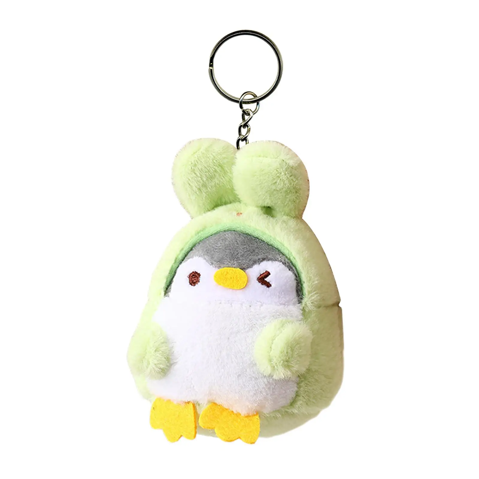 Penguin Doll Keychain Creative Cartoon Plush Doll Keychain Car Keyring Women Bag Accessories for Bag Backpack Tote Car