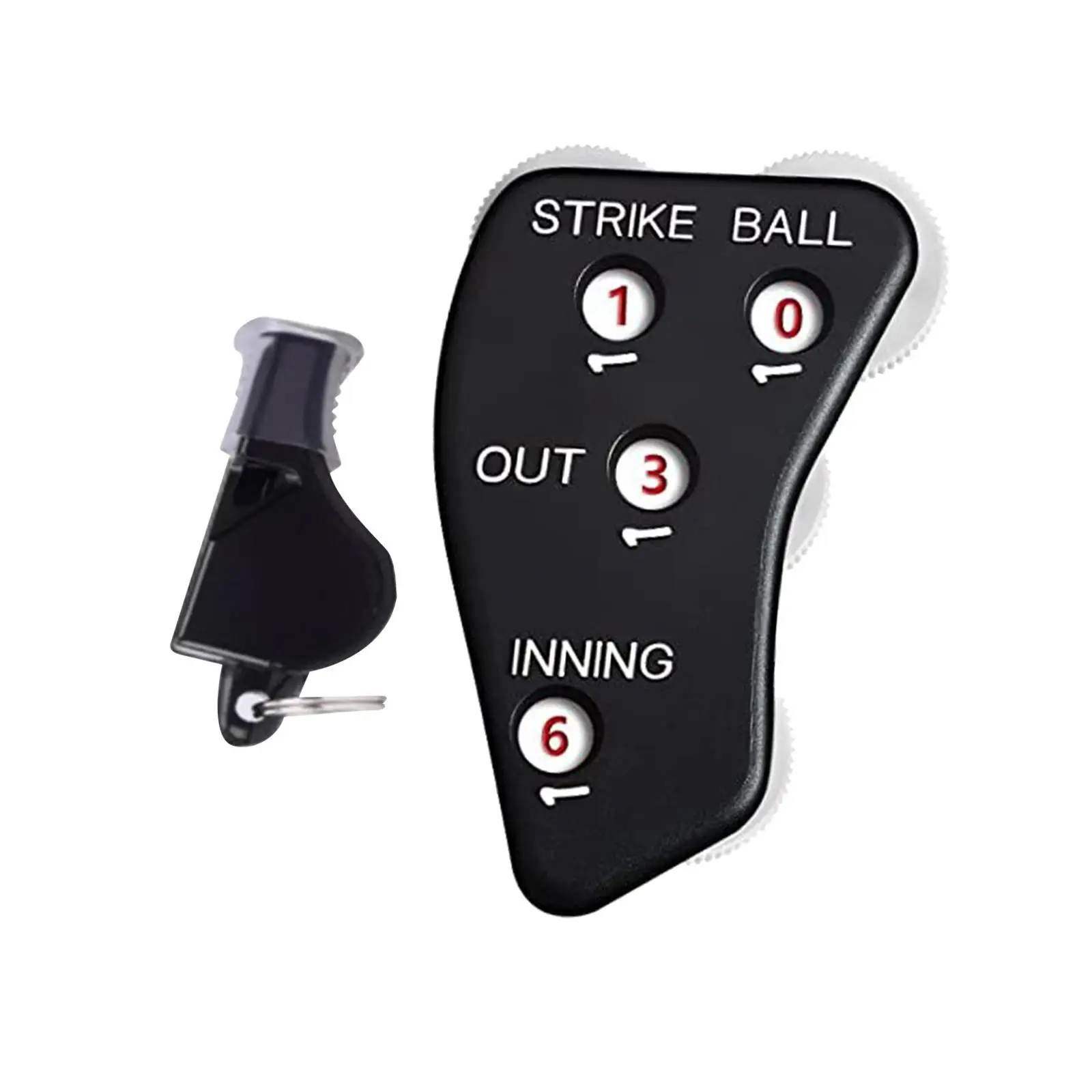 4 Wheel Baseball Umpire Accessories Ball Strike Outs Supplies Score Counter Baseball Umpire Gear Indicator Innings