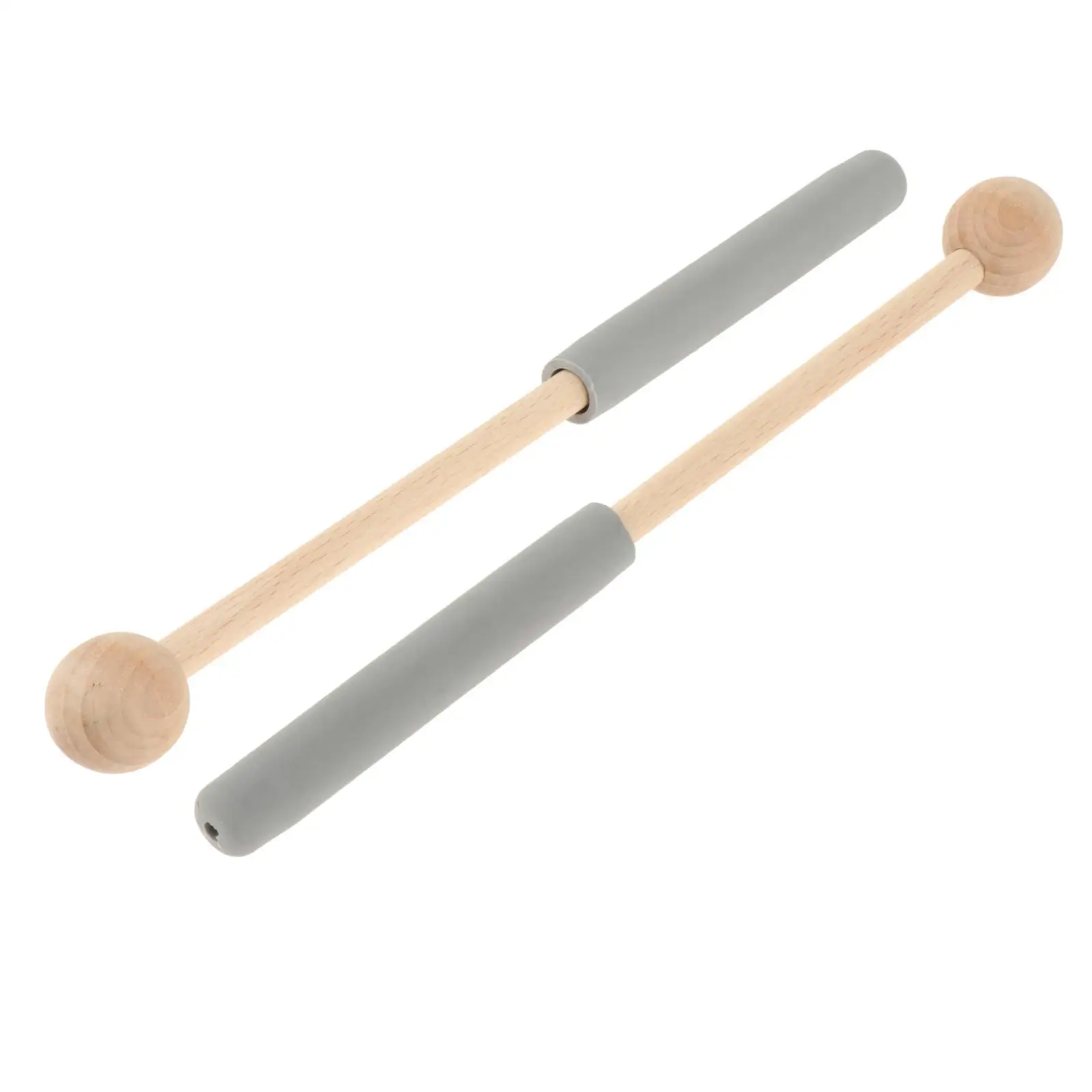Wooden Marimba Mallets Xylophone Percussion Bell Non Slip Handle Wooden Head Professional