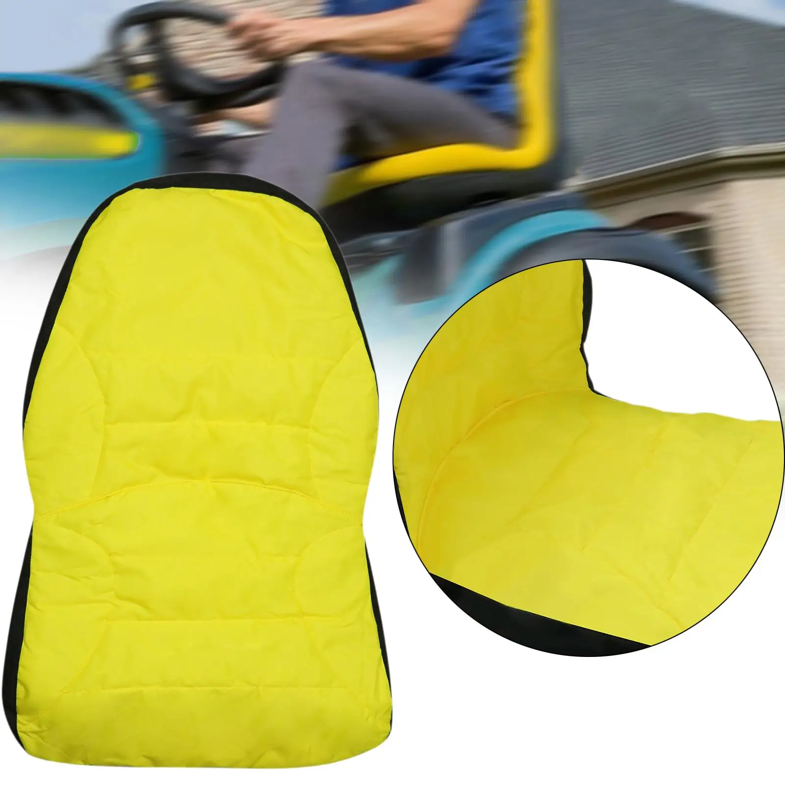 Compact Utility Tractor Seat Cover, LP95233 Cushioned Seat, Large 18inch for 1023E 3R Series