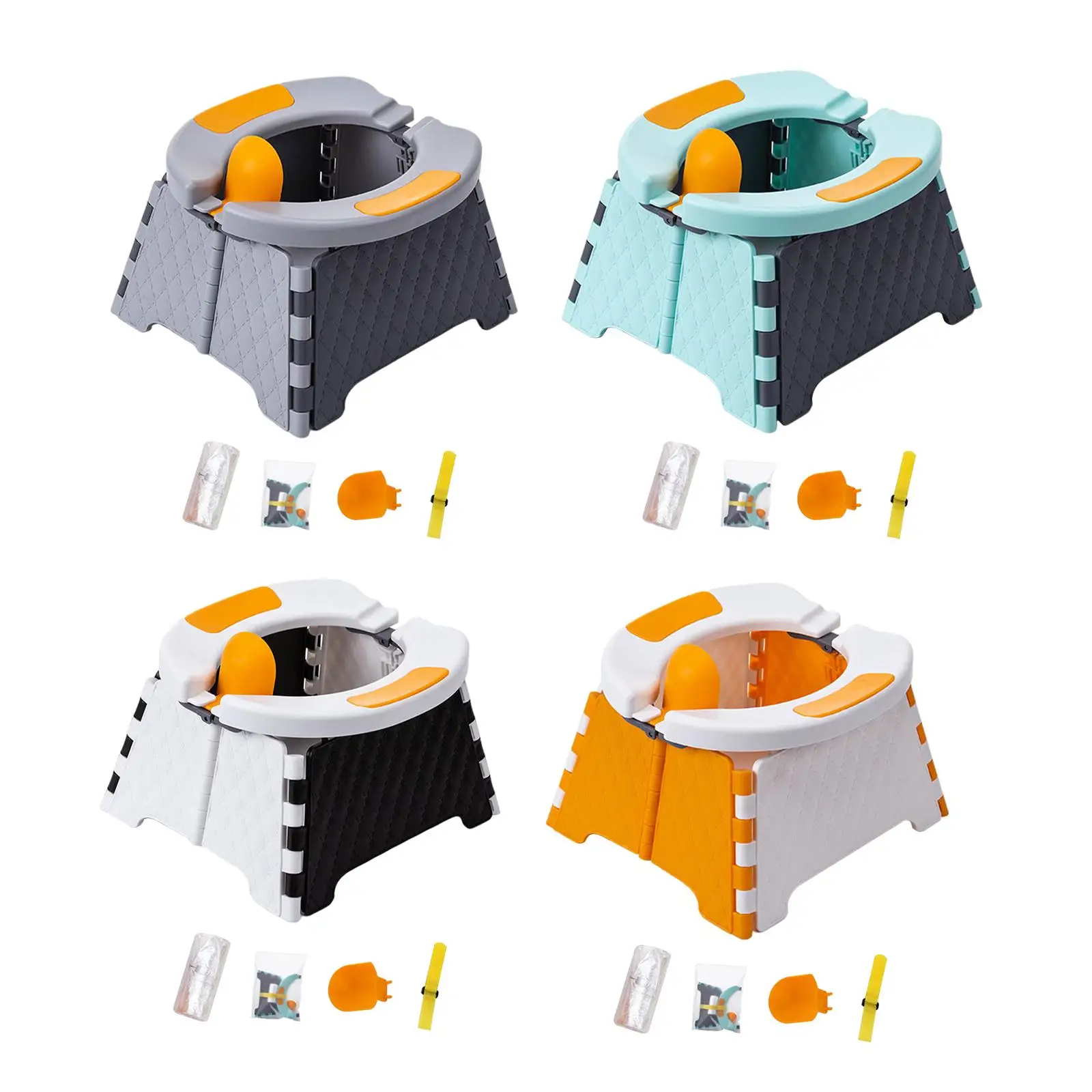 Portable Foldable Training Potty Seat for Toddler Indoor Outdoor