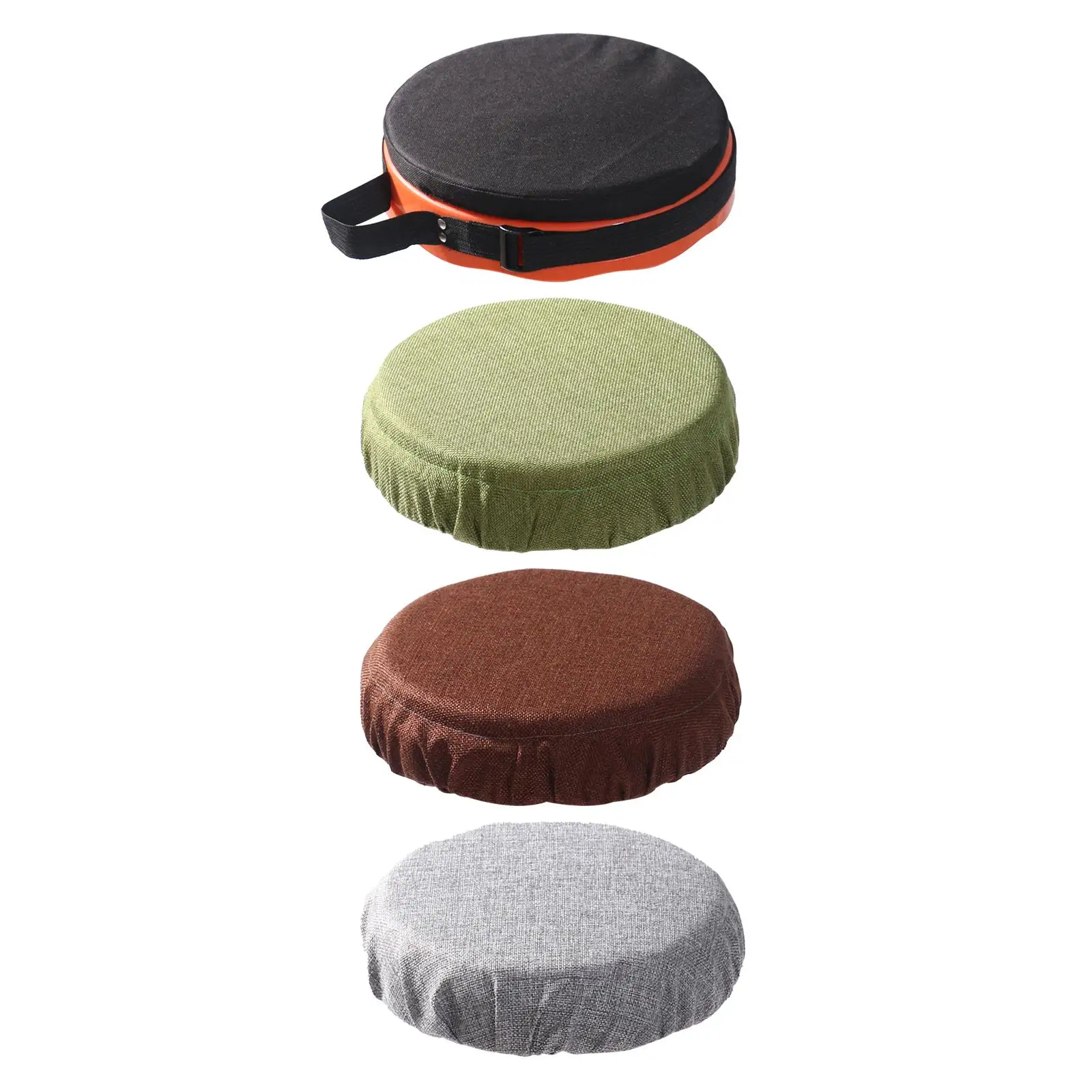 Seat Cushion for Chair Living Room Office Stadium Indoor Outdoor Collapsible Stool Cushion for Travel BBQ Party Lawn Backpacking