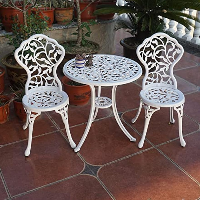 Title 6, KAI LI Patio Bistro Sets 3 Piece cast Aluminum ...