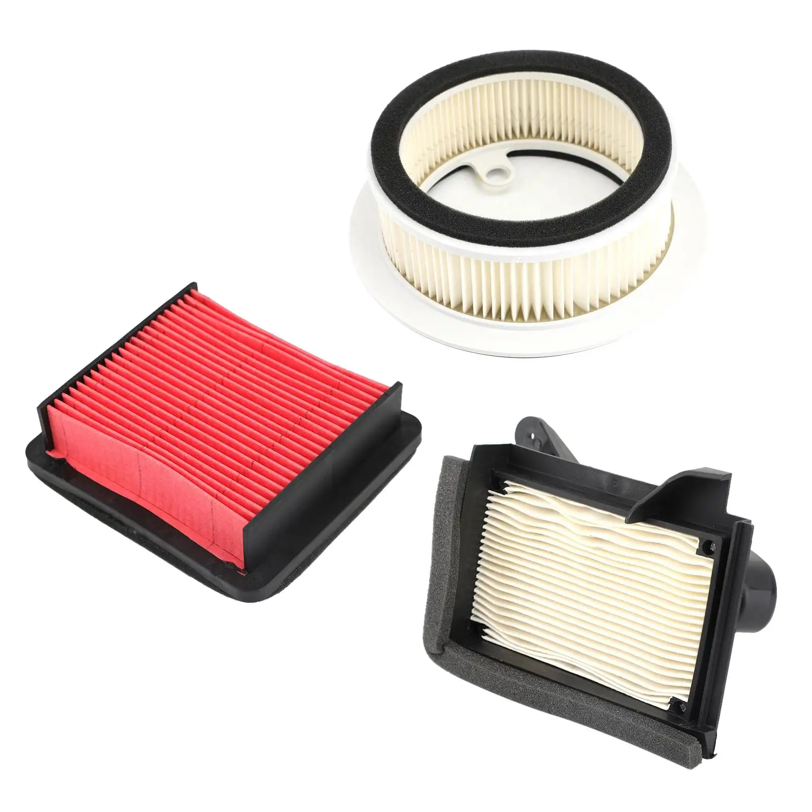 3pcs Air Filters Cleaners Fit for Yamaha XP530 TMAX 530 SX/DX 2017-2019