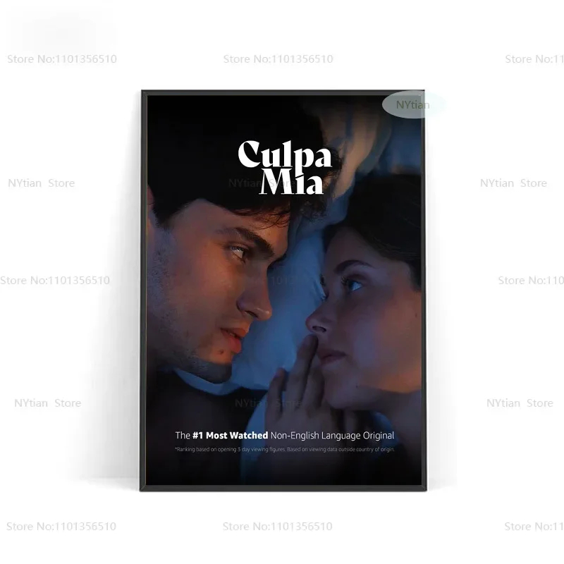 vMy Fault Culpa Mia 2023 Movie Film Modern Poster and Prints Wall Art Picture Canvas Painting For Living Room Home Decor