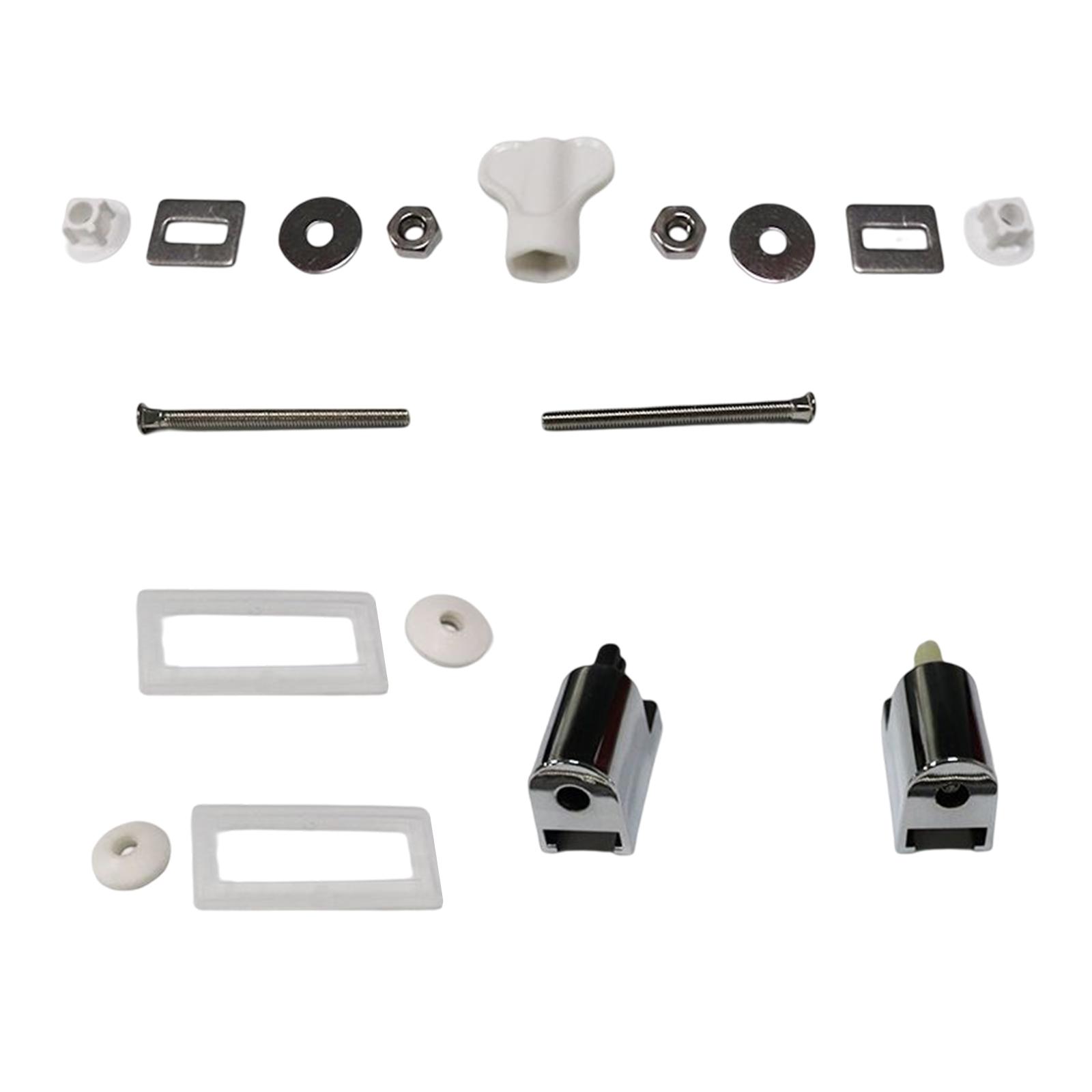Description Picture 5 of itemToilet Seat Hinge Set Kitchen Bath Fixtures with Parts Toilet Cover Mounting Fixed Joint for Rice Cooker Lids Flipping Sliding