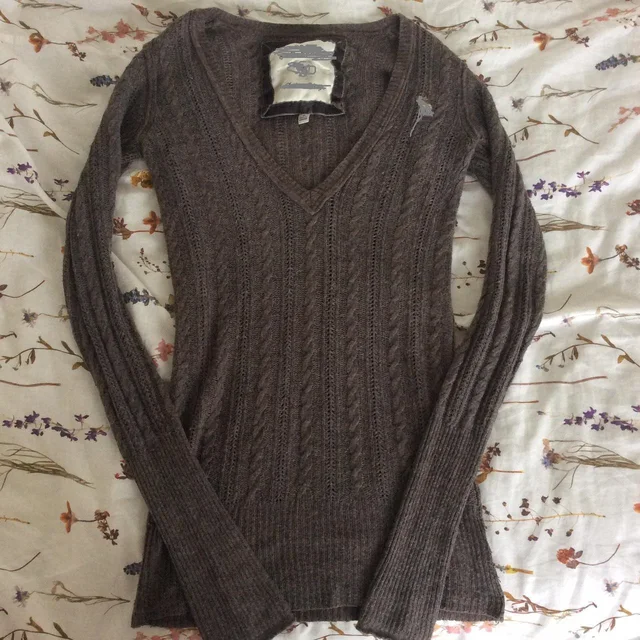 y2k Fairycore Grunge Sweater V Neck Long Sleeve Tops Vintage 