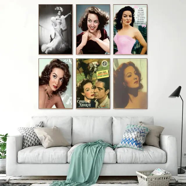 maria felix actor Decoration Art Poster Wall Art Personalized Gift Modern  Family bedroom Decor 24x36 Canvas Posters