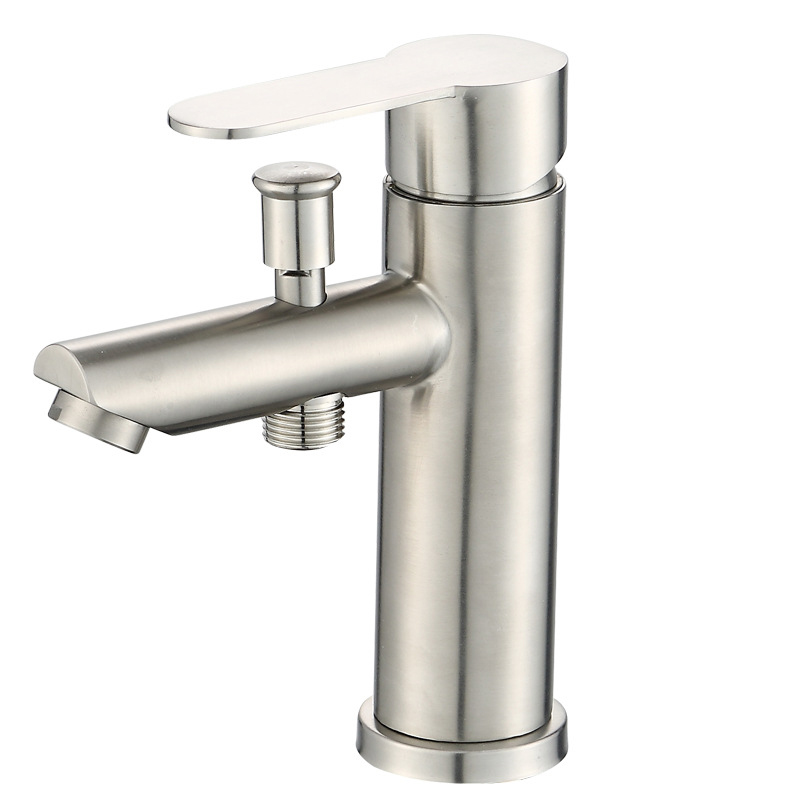 Title 6, Bathroom Basin Faucet Stainless Steel Single Ha...