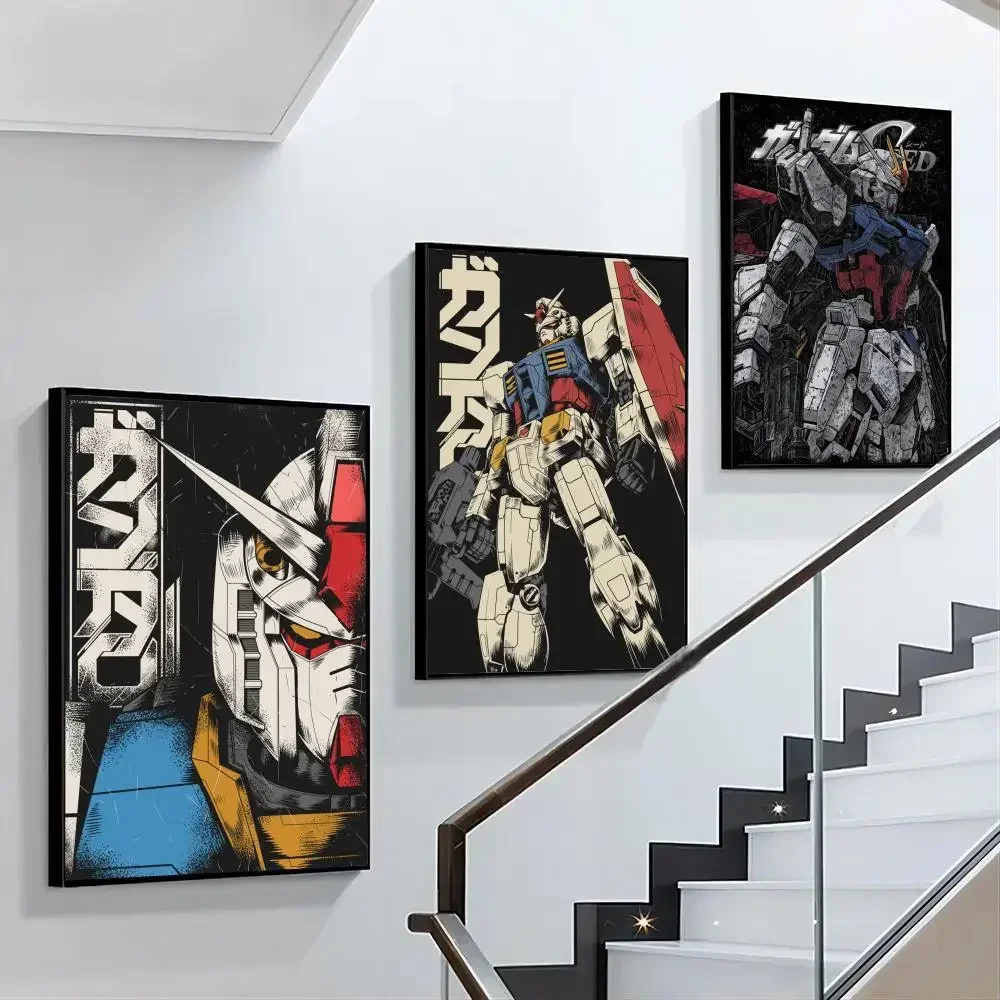 Description Picture 4 of itemMobile Suit Gundam Anime Poster Sticker Wall Hanging Painting Desktop Display Home Decoration High Quality Printed Matter