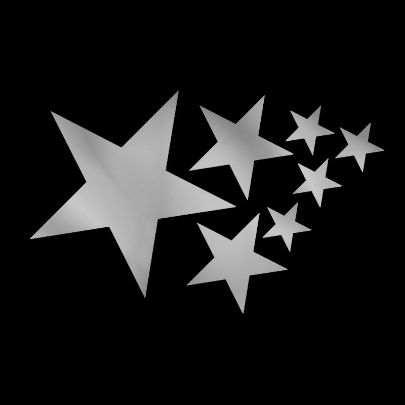 Pentagramm Muster Auto Produkte Sonnencreme und Wasserdichte Auto Aufkleber Abdeckung Kratzer Dekoration Individuelle Aufkleber Persönlichkeit, PVC – Detail 5