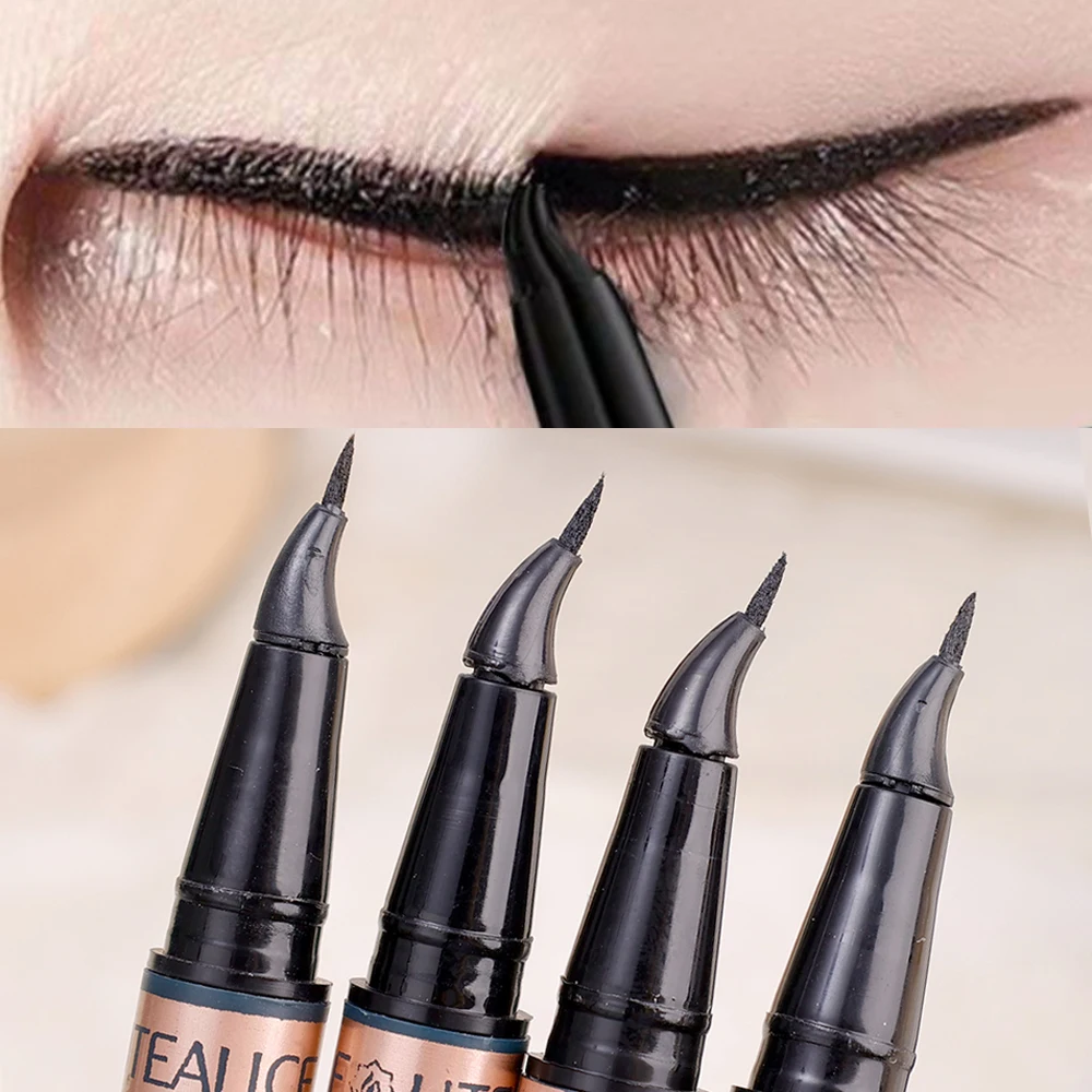 Best of Bend Headed Eyeliner Liquid Pen Ultra Thin Waterproof Eyeliner Long-lasting Outline Shadow Lying Silkworm Smooth Eyeliner Makeup Reviews & Tips