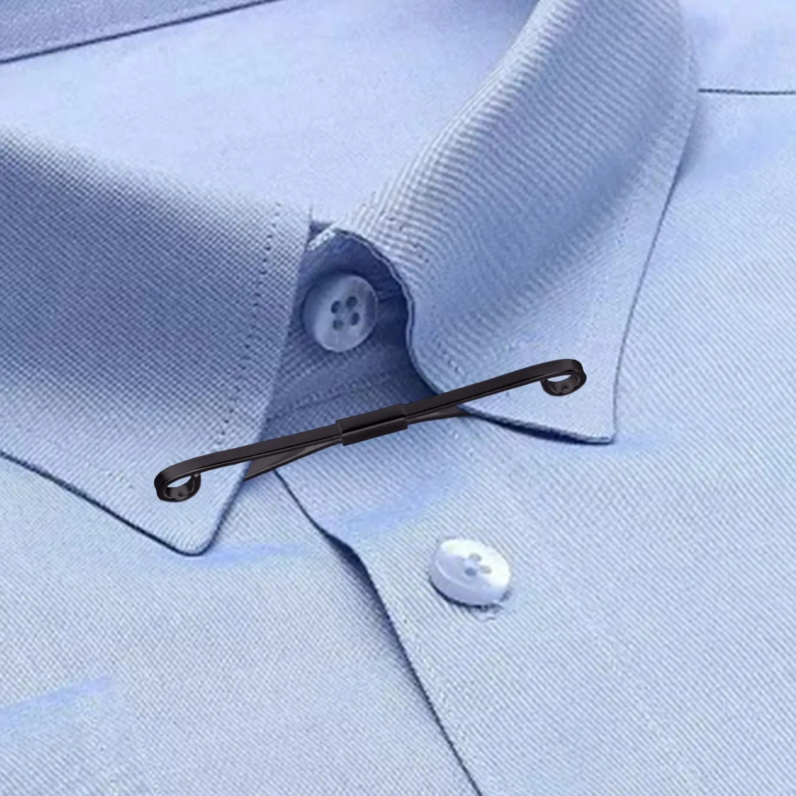 Classic Tie Collar Bar Pin Cravat Clasps Necktie Pinch Shirt Collar Clip Tie Clips Collar Pin Formal for Men's Business Wedding