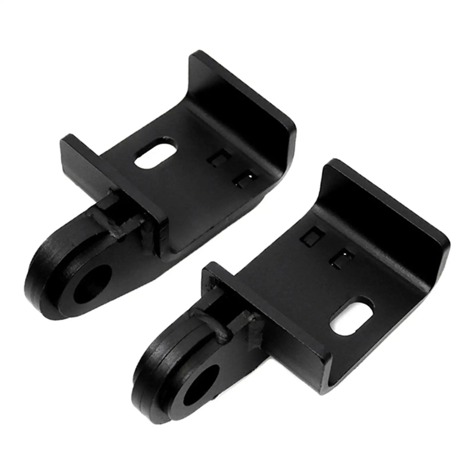 2x Auto Front Tow Hook Mounting Bracket Front Bumper Relocator Mount Adapter D Ring Shackle Bracket for Metal Sturdy