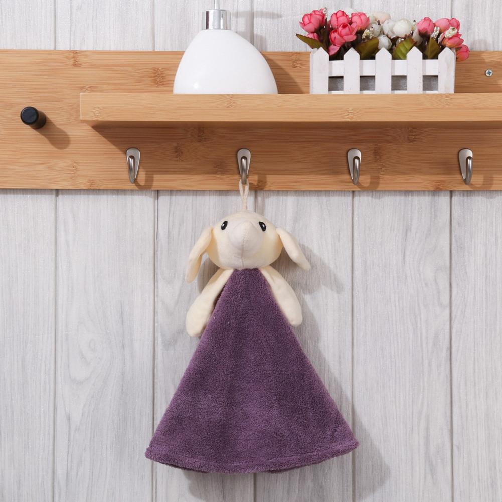 Description Picture 3 of itemDish Towel Washable Hand Towel Comfortable Kitchen Bathroom Wall Hanging Hand Wipe Rag Cloth Household Supplies