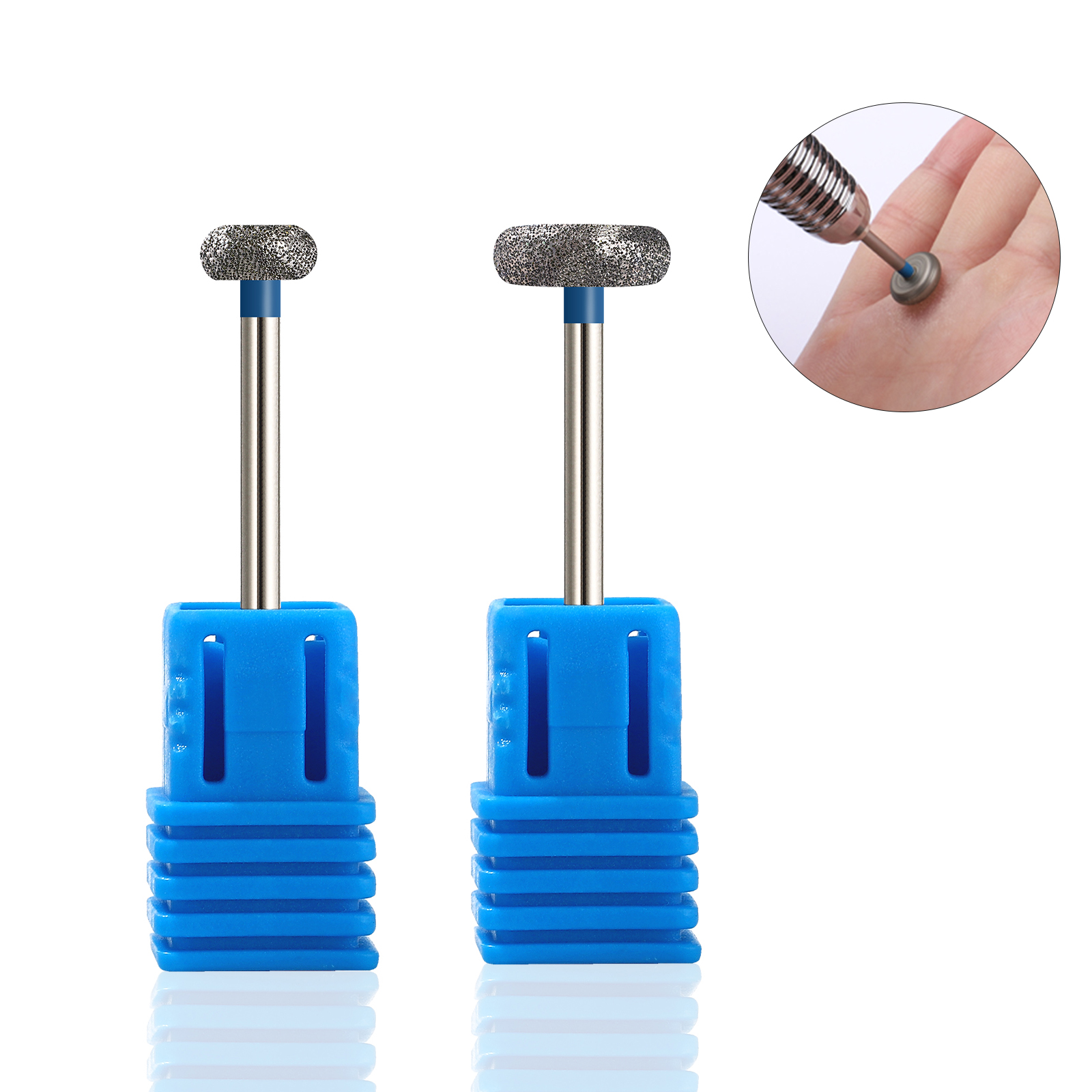 Best of 2pcs / lot Diamond Nail Drill Milling Cutter Rotary Burr Cuticle Clean Bits Apparatus For Manicure Nail Files Art Tools Reviews & Tips