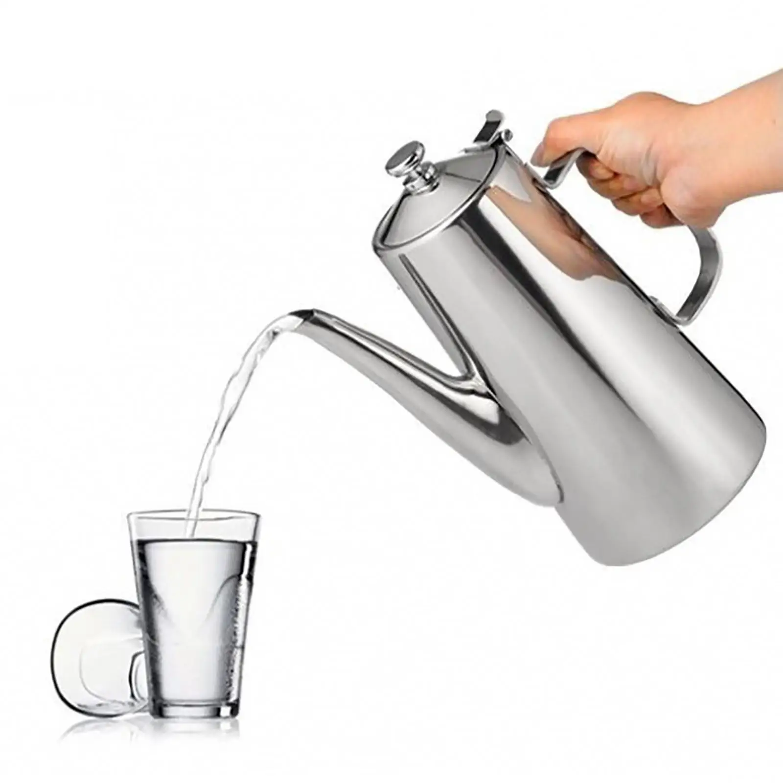 Thicken Stainless Steel Tea Kettle Cup Cold Beverage Pitcher for Home Office Cold Water