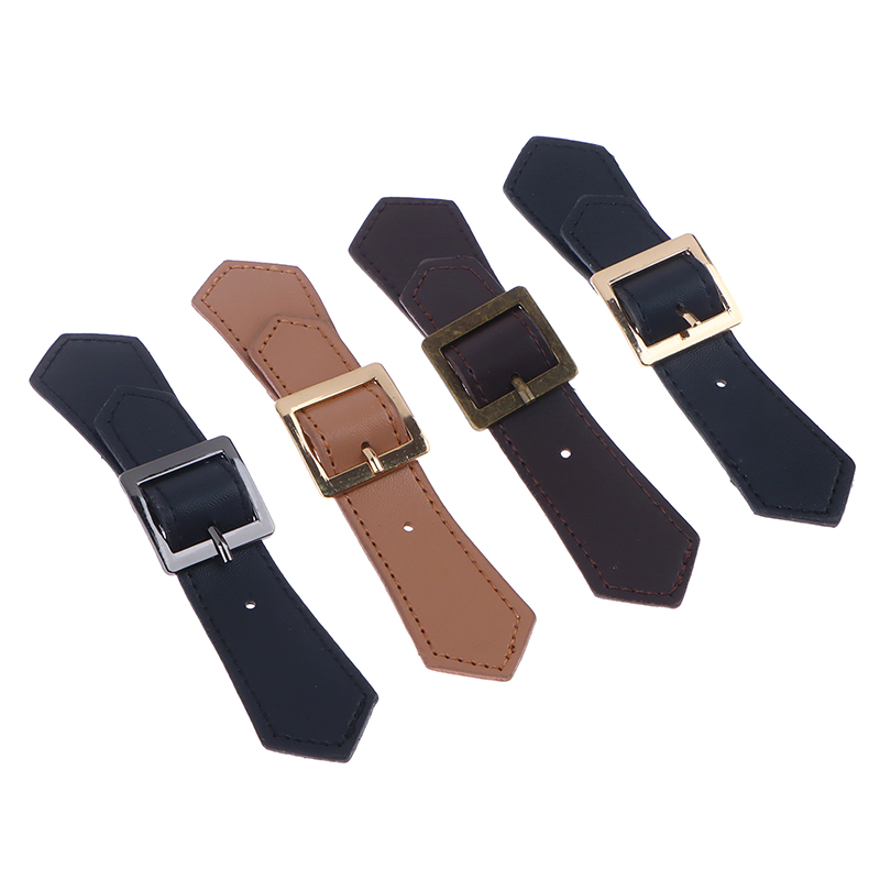 1Pc Metal Leather Button Windbreaker Coat Button Leather Metal Buckle Sweater Coat Windbreaker Belt Leather Buckle Accessories