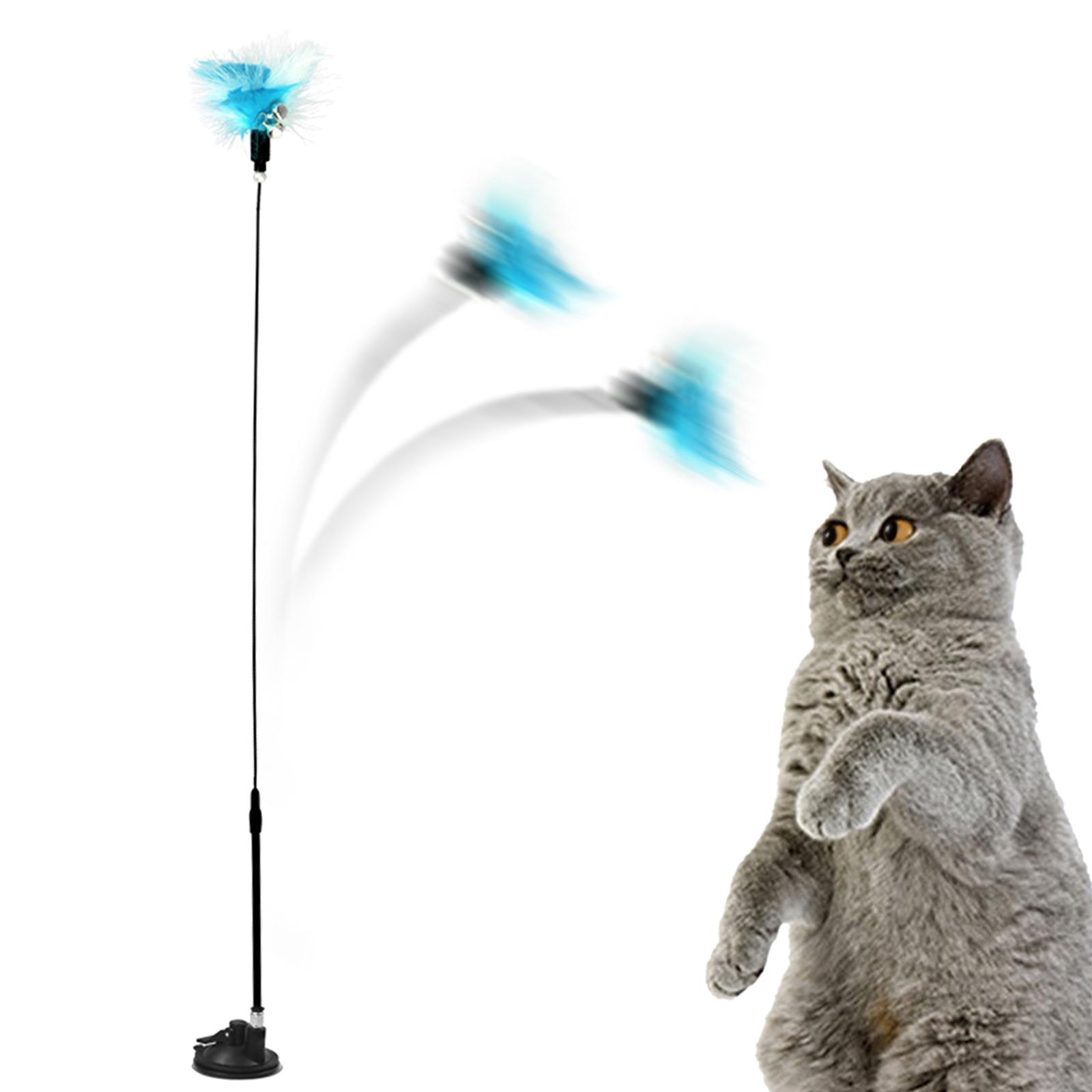 Interactive Cat Toys Pet Accessories Educational Toys Cat Teaser Wand Toy for Kitty Indoor Cats Bunny Small Animals Dancing