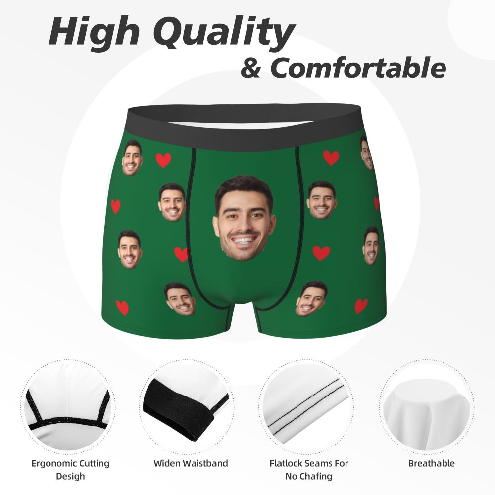 Title 32, Cuecas boxer personalizadas para homens, presen...