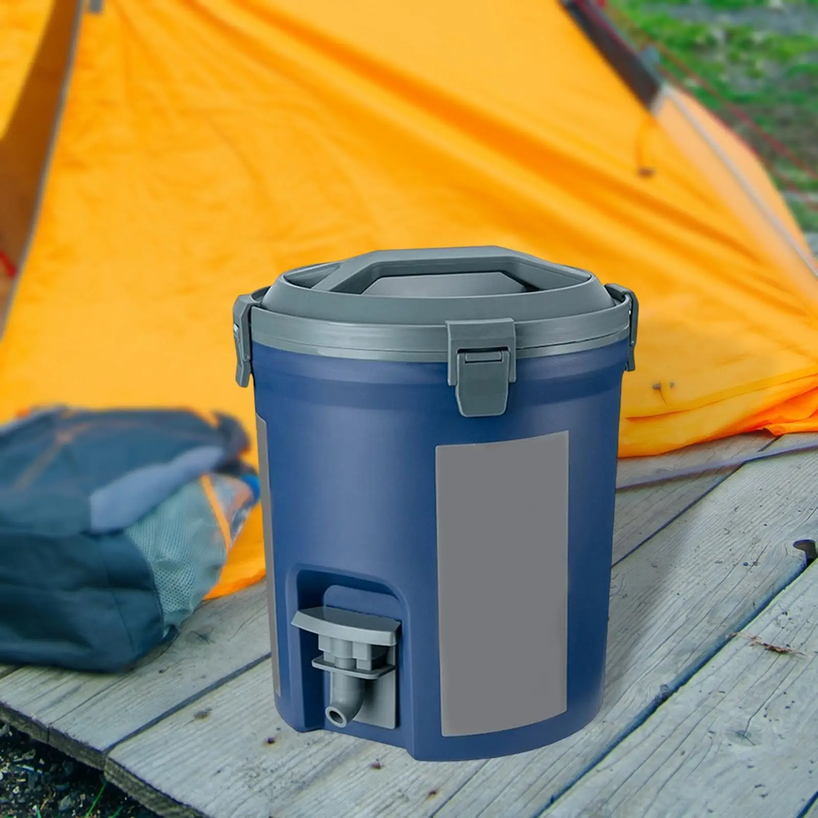 Portable Water Jug Cooler  Water Barrel with Faucet 8L for Travel