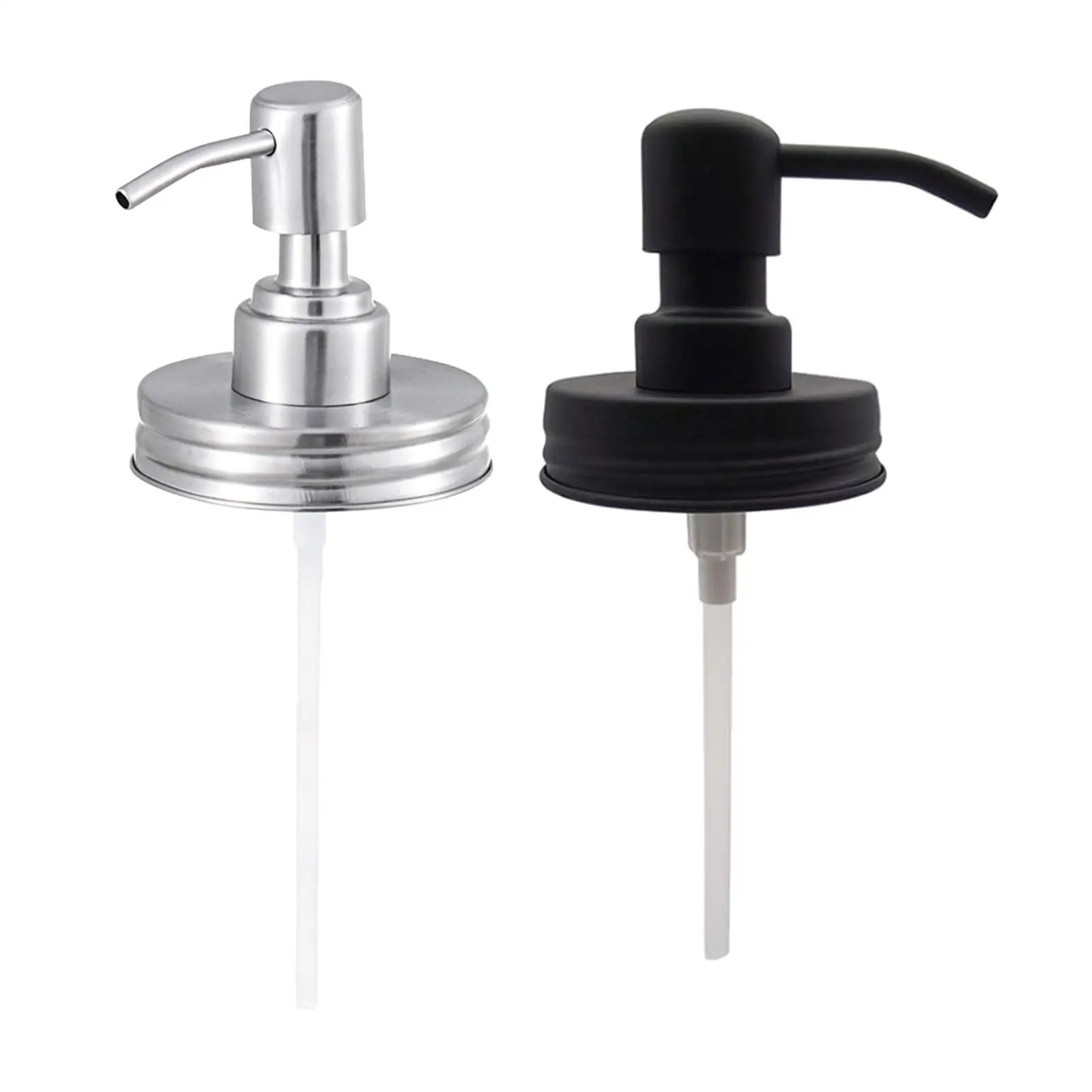 Stainless Steel, Soap Pump Nozzle Head, Soap Dispenser Pump ,Replacement, Metal Pump Head, for Bathroom Countertop Accessories