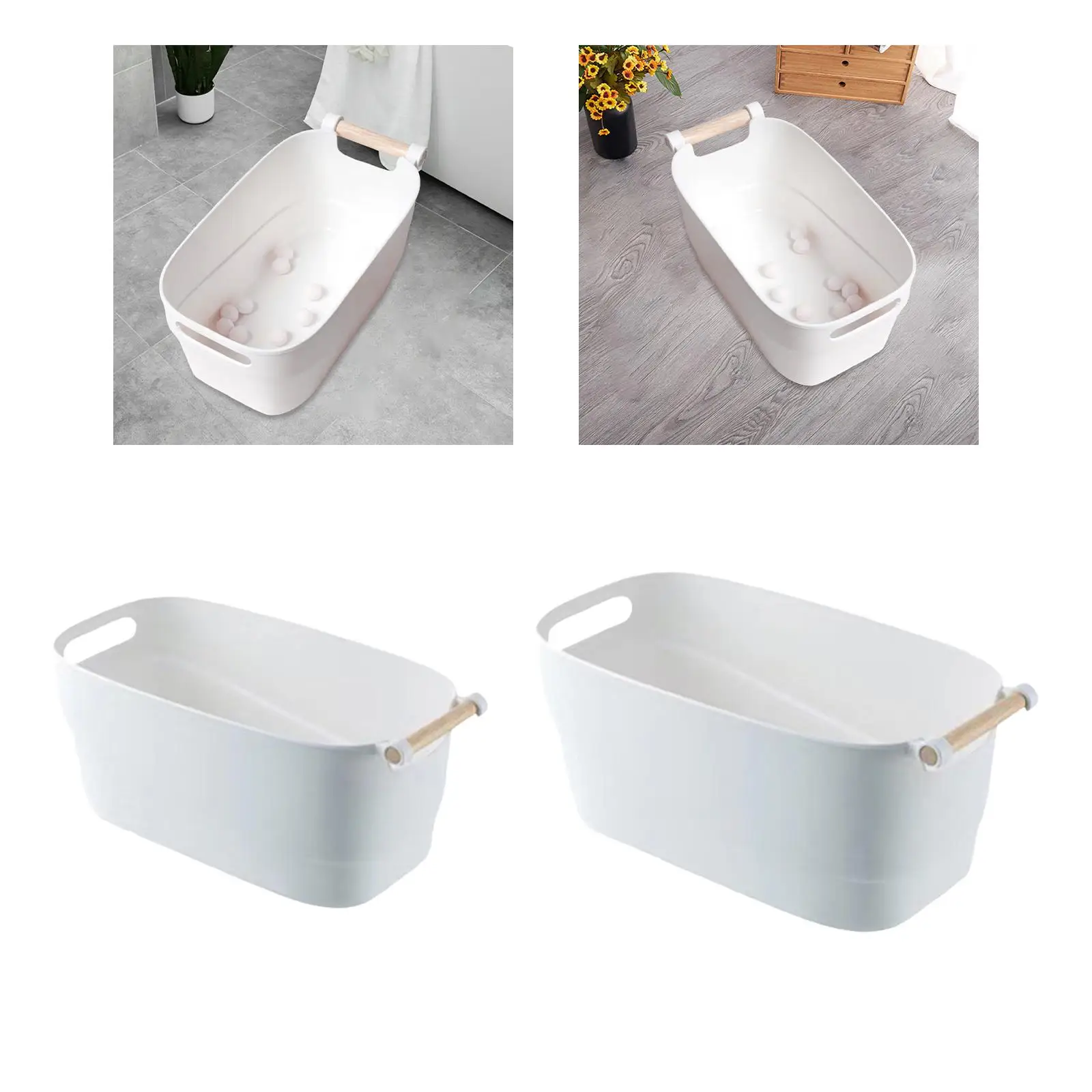 Nail Soaking Bowl Professional Storage Box with Handle Nail Art Remover Soak Bowl for Acrylic Nails Fingernail Toenail Home DIY