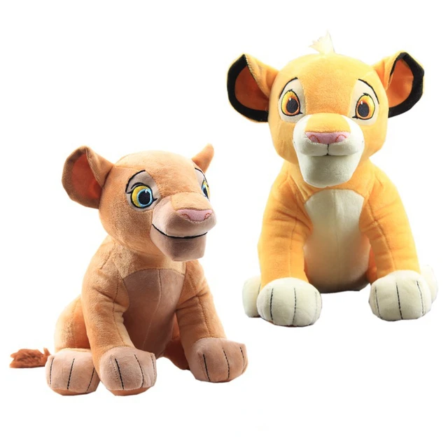 26cm Disney The Lion King Simba Nala Plush Toys Cartoon Mufasa