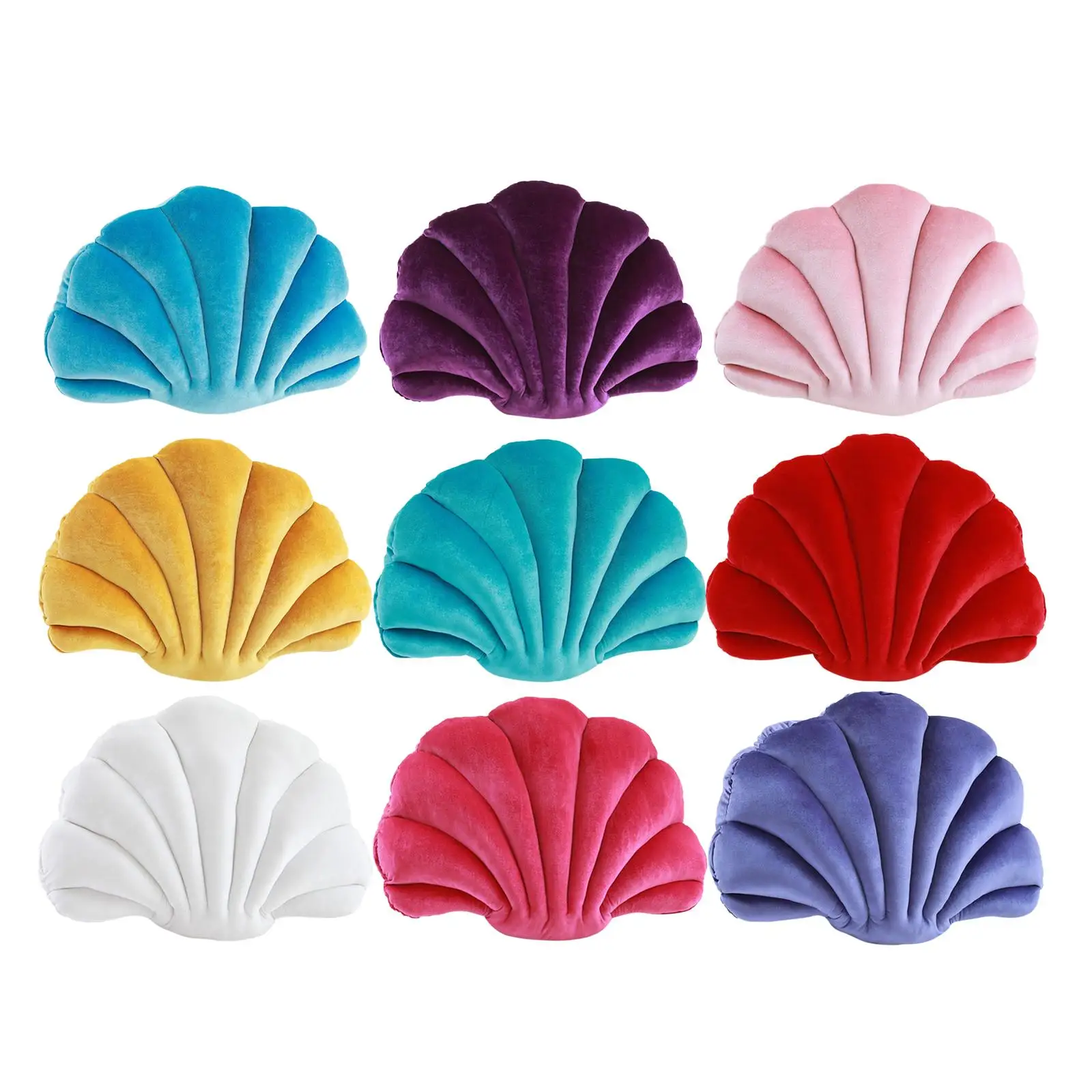 Floor Cushion Beds Home Household Birthday Gifts Decorative Throw Pillow Seashell Pillows Stuffed Pillows for Car Desktop Dorm