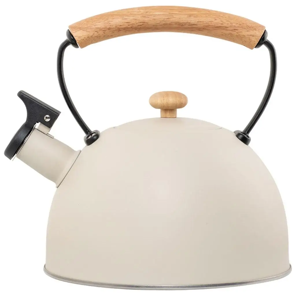 Tea Kettle .8 Liter Induction Modern Stainless Steel Whistling Teapot -Tea