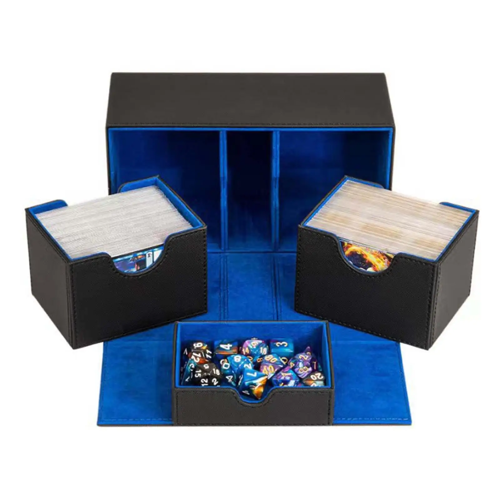 Premium Deck Box Storage Can Hold 200+ Cards Carrying for Tcg Card