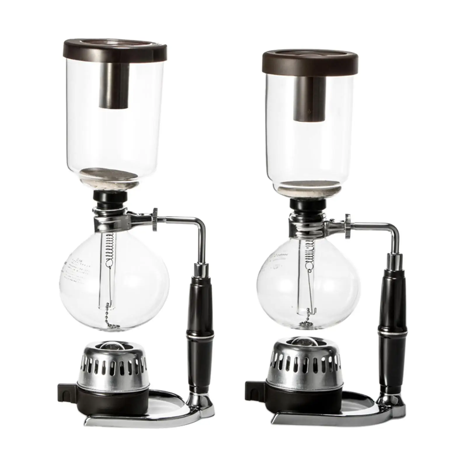 Siphon Coffee Maker 3/5 Cups Household Vacuum Coffee Makers Siphon Pot for Office Home Coffee Shop Kitchen Coffee Lovers Gift
