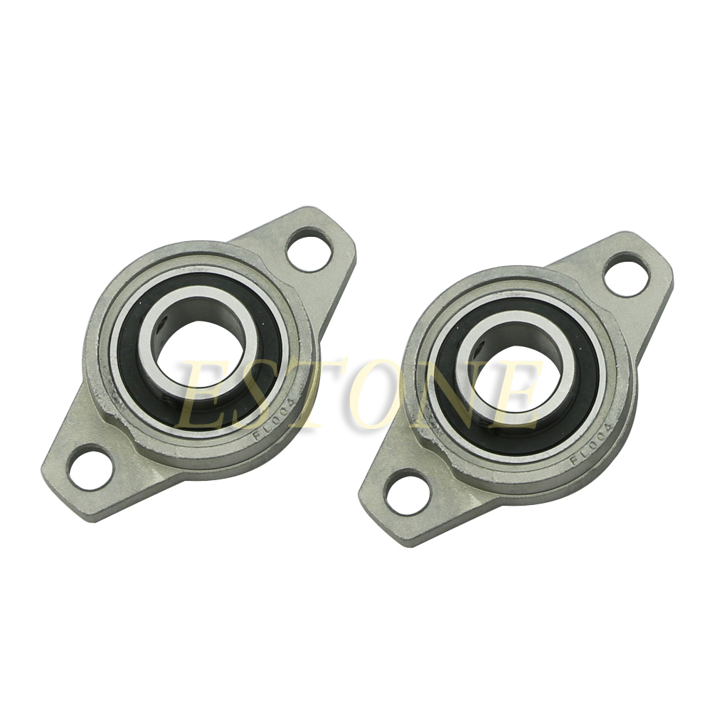 Description Picture 2 of item2X Zinc Alloy Mounted Shaft Support Flange Pillow Block Bearings KFL & KP Series
