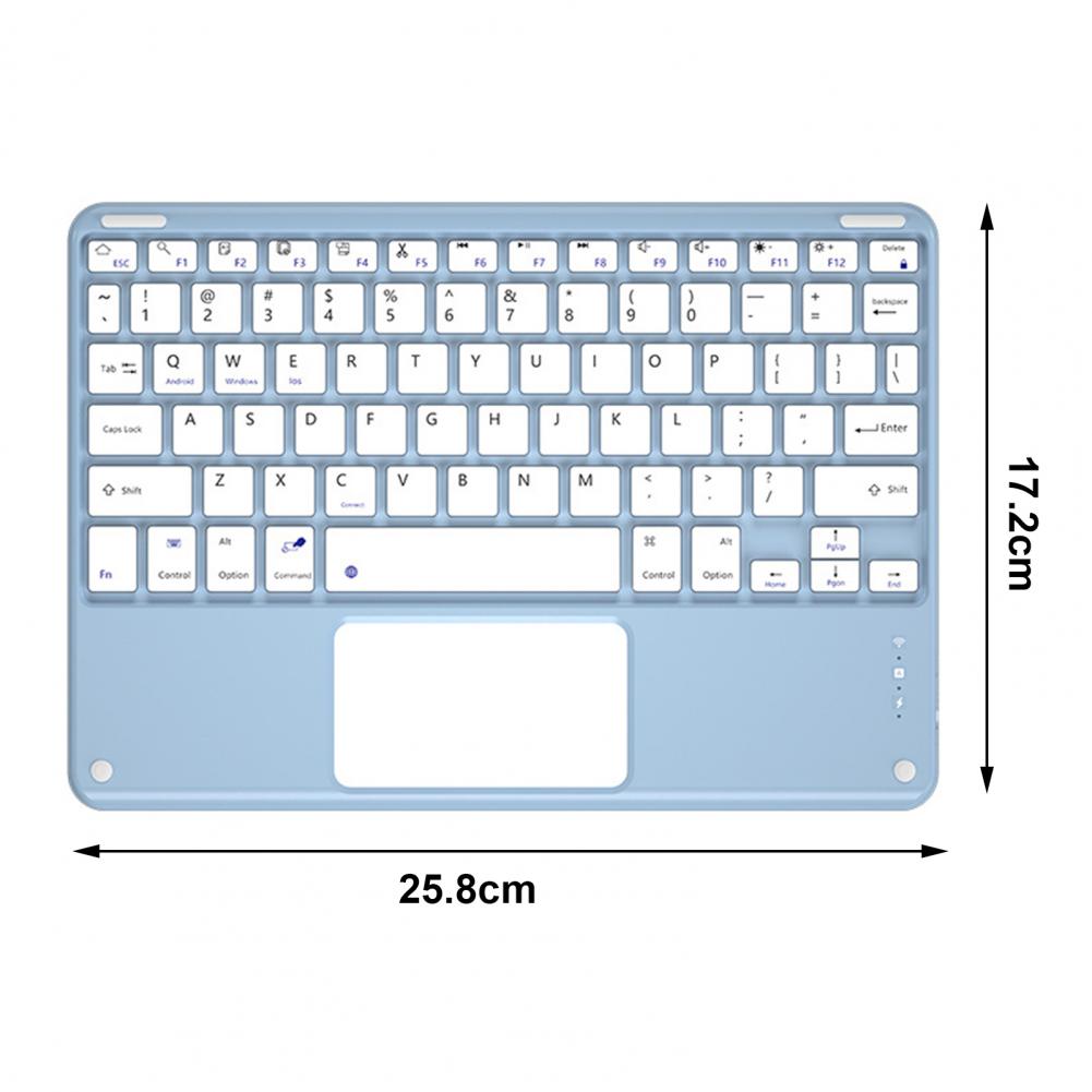 tablet keyboard case with touchpad