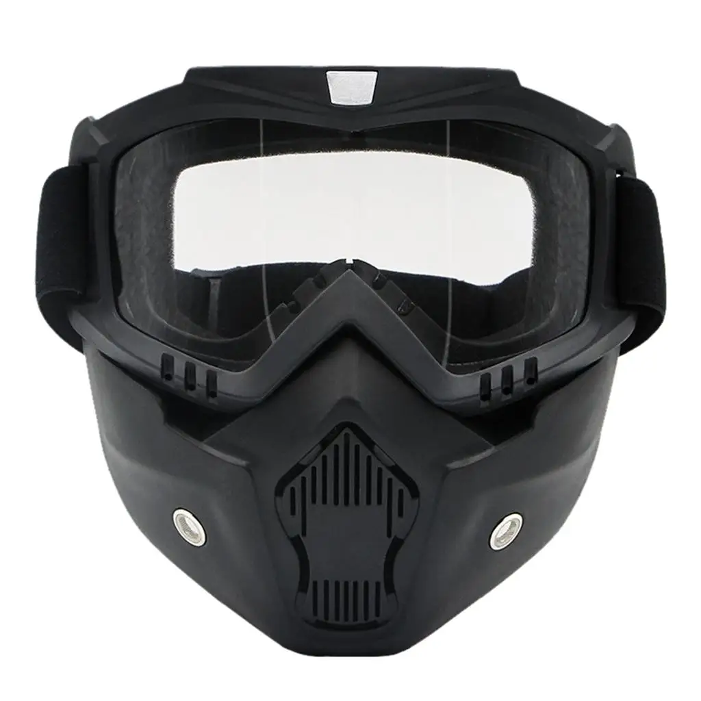 Motocross Goggles Bike Anti Fog Windproof Dustproof Glasses Shield Protector